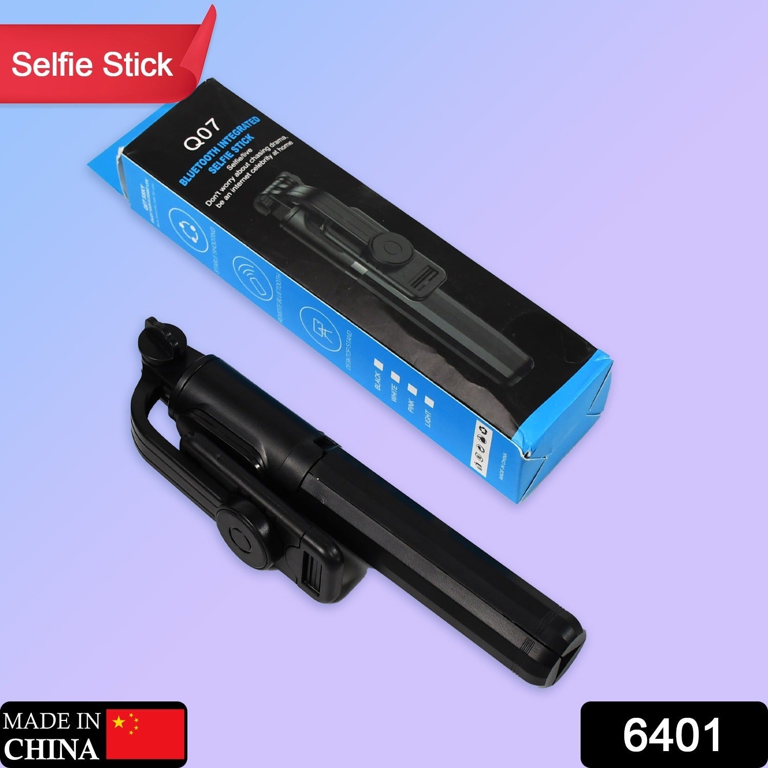 6401 Bluetooth Selfie Stick, Portable Phone Tripod Stand for Mobile DeoDap 6401 Bluetooth Selfie Stick, Portable Phone Tripod Stand for Mobile DeoDap